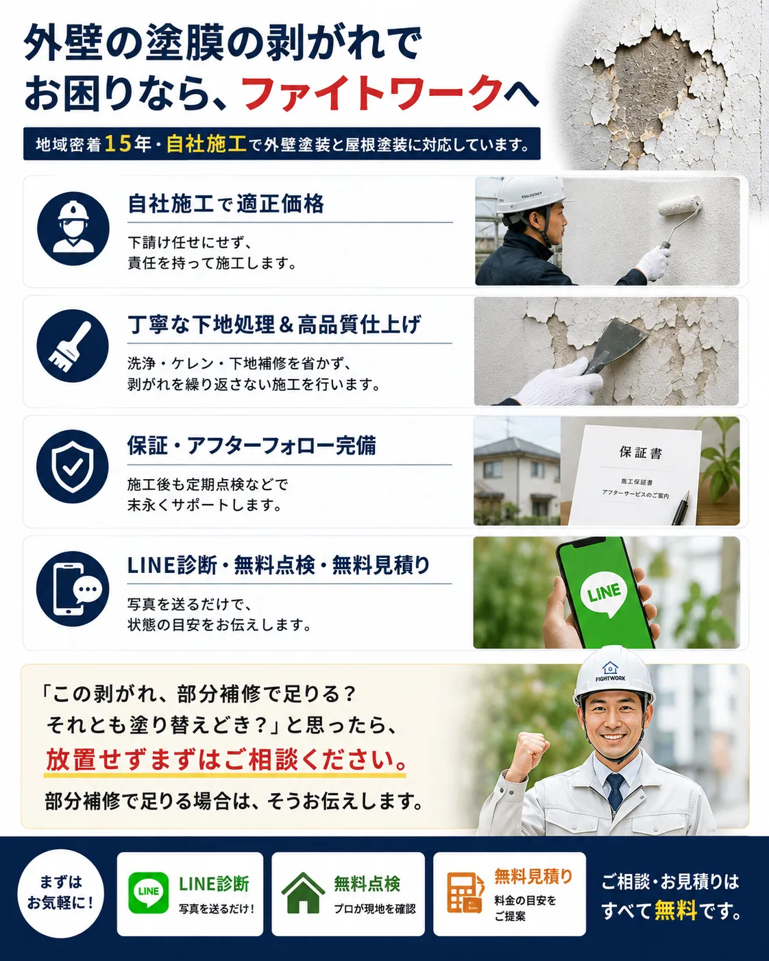 お困りならファイトワークへ